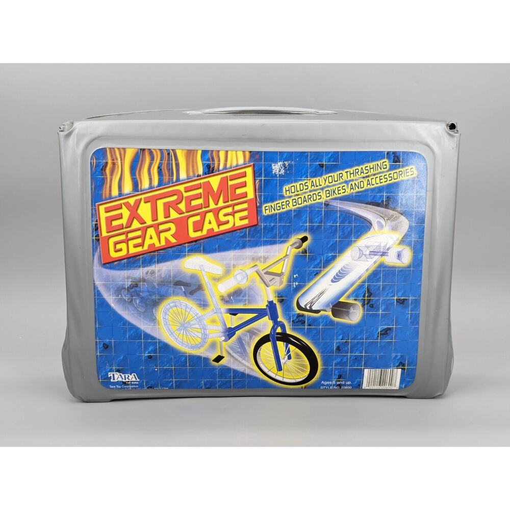 Tara Toy Extreme Gear Case Fingerboards Bikes Collectors Case W/ Accessories - Picture 6 of 16